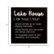 Lake House Definition Sign Solid Knotty Pine Rustic Wall or Shelf Decor